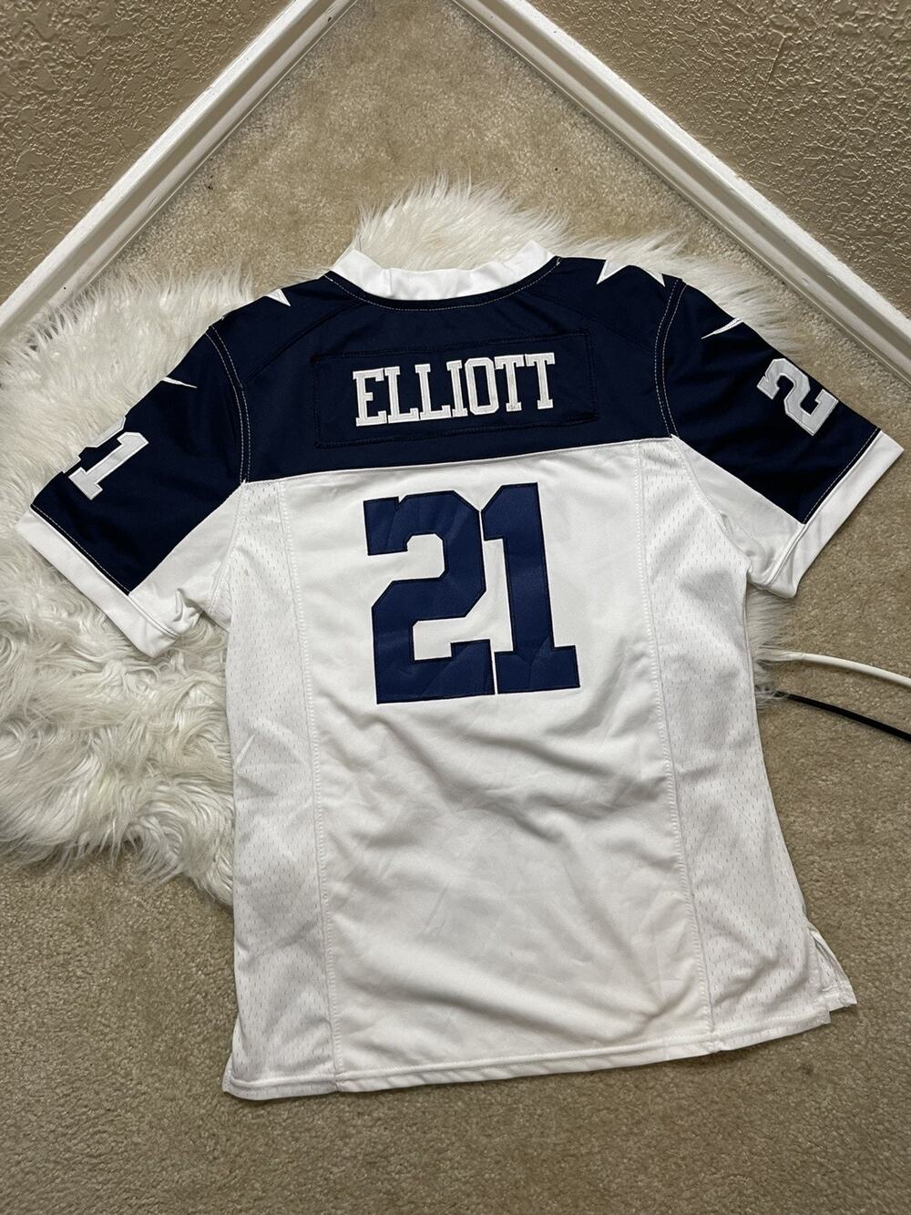 Nike Dallas Cowboys #21 Ezekiel Zeke Elliot Jersey Youth Large